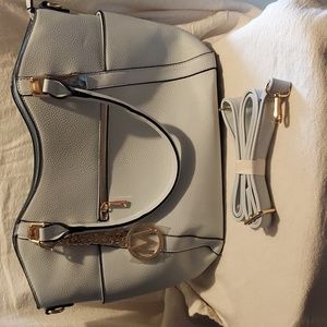 NWOT Mia K collection powder blue purse